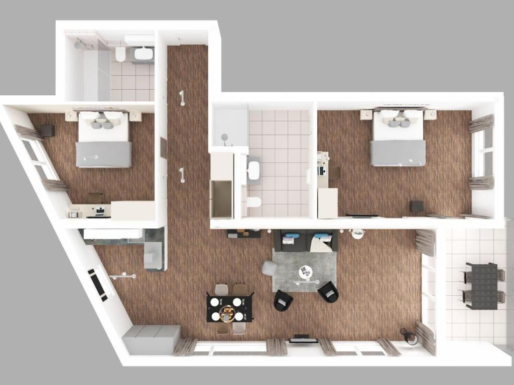 Hafenspitze App 16 Pier 2 16 Apartment Wismar Luaran gambar