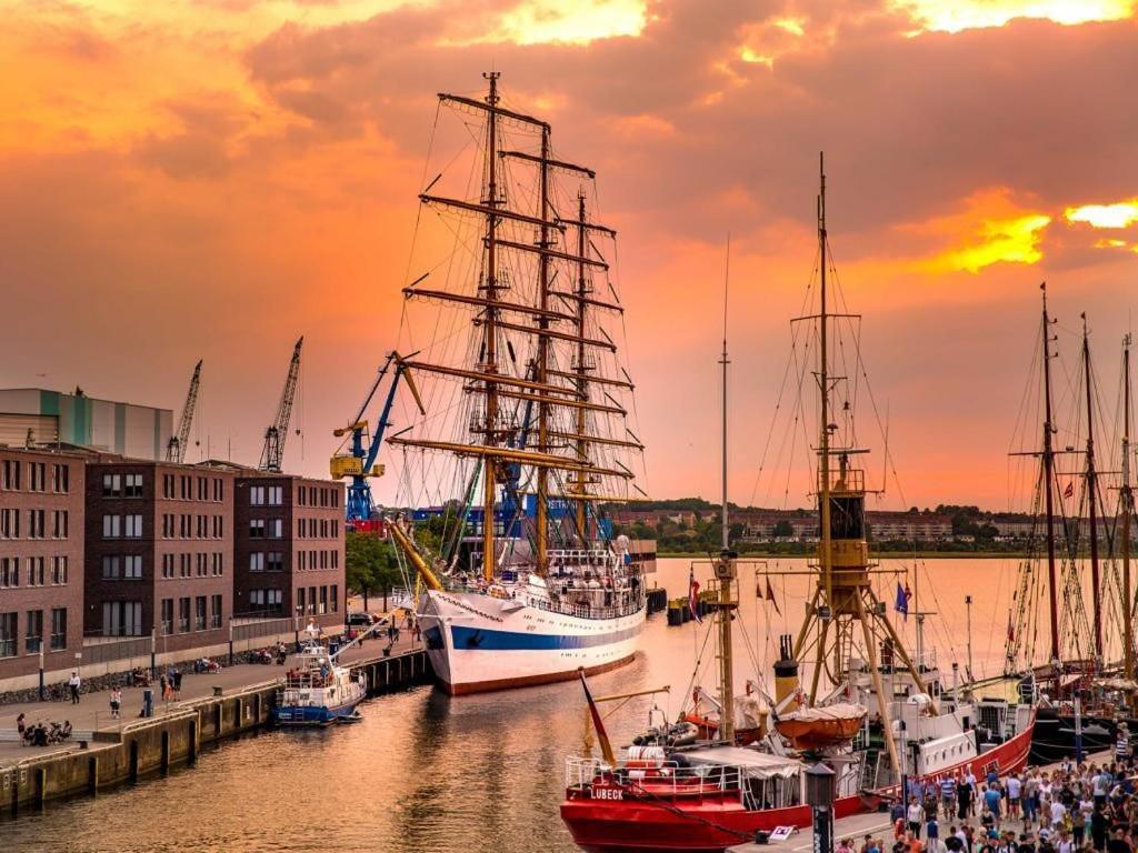 Hafenspitze App 16 Pier 2 16 Apartment Wismar Luaran gambar